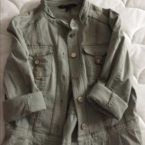 White House Black Market jean jacket